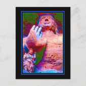 Carte Postale Bouddha géant dans les grottes de Yungang Chine (Devant)