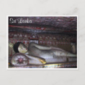 Carte Postale bouddha grotte dambulla (Devant)