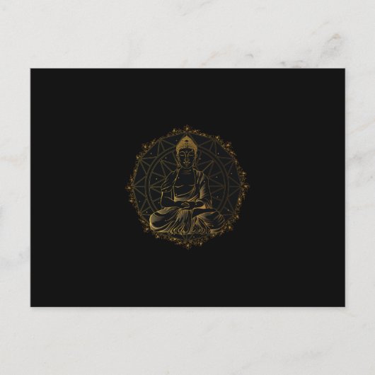 Carte Postale Bouddha Mandala (Devant)