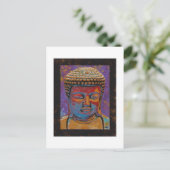 Carte Postale Bouddha Peint, Cadre (Debout devant)
