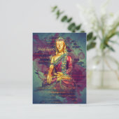 Carte Postale Bouddha pleine conscience (Debout devant)