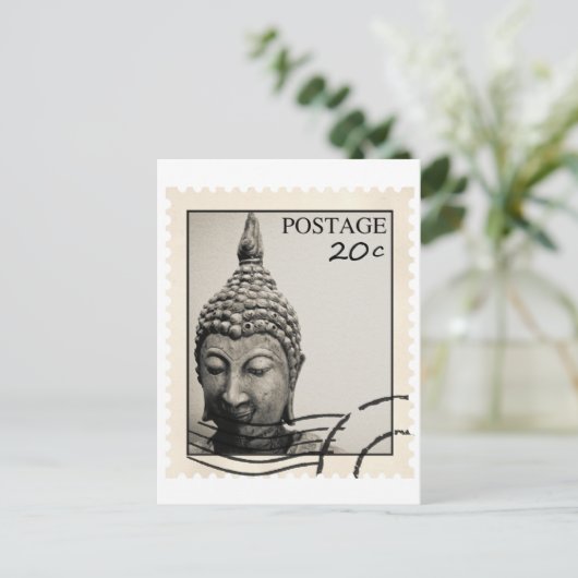 Carte Postale Bouddha Postage Design (Debout devant)