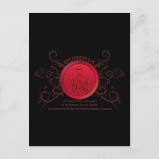 Carte Postale Bouddha présent (Devant)