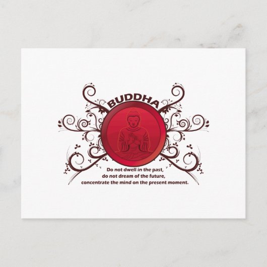 Carte Postale Bouddha présent (Devant)