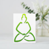 Carte Postale Bouddha priant (Debout devant)