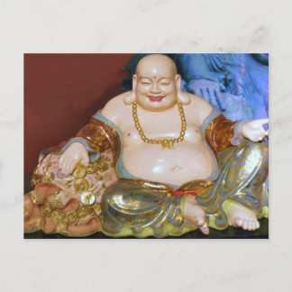Carte Postale Bouddha riant chinois