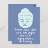 Carte postale Bouddha Road to Truth (Devant / Derrière)