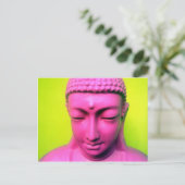 Carte Postale bouddha rose (Debout devant)