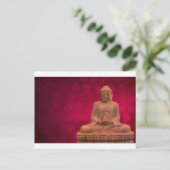 Carte Postale bouddha rouge (Debout devant)