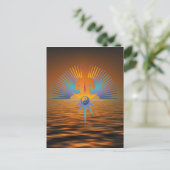 Carte Postale Bouddha Star 3D (Debout devant)