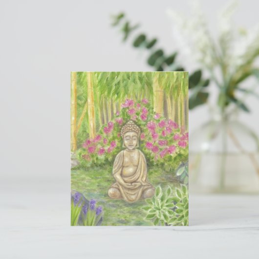 Carte postale Bouddha Statue (Debout devant)