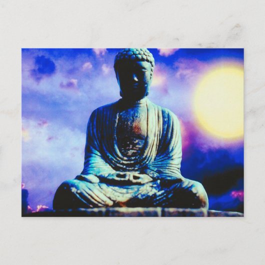 Carte Postale Bouddha surréaliste (Devant)
