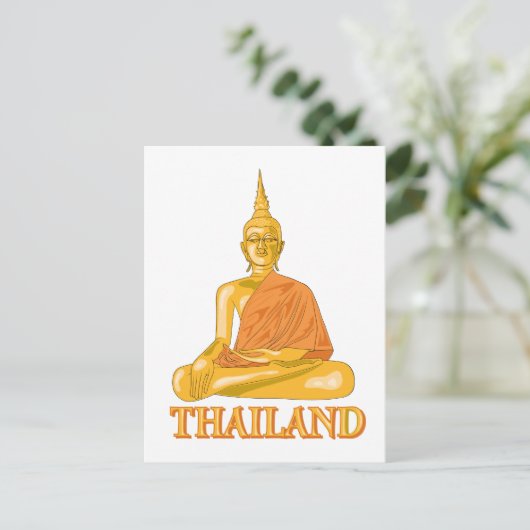 Carte Postale Bouddha thaïlandais (Debout devant)