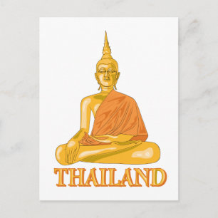 Carte Postale Bouddha thaïlandais
