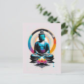 Carte Postale Bouddha Zen Art (Debout devant)