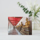 Carte Postale bouddhas dorés de wat pho (Debout devant)