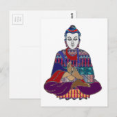 Carte Postale Bouddhisme BUDDHA Maître enseignant NVN659 spiritu (Devant / Derrière)