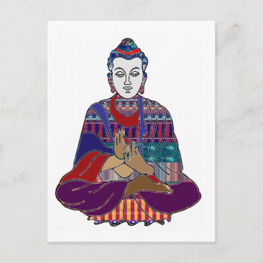 Carte Postale Bouddhisme BUDDHA Maître enseignant NVN659 spiritu (Devant)
