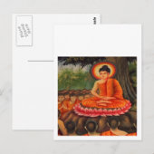 Carte Postale Bouddhisme de BUDDHA Paix (Devant / Derrière)