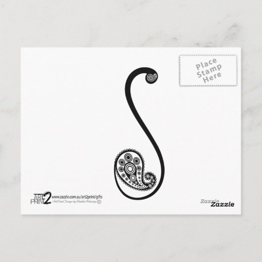 Carte postale bouddhiste (Dos)