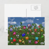 Carte Postale Bouddles par la clôture (Devant / Derrière)