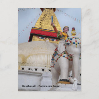 Carte Postale Boudhanath, Katmandou, Népal