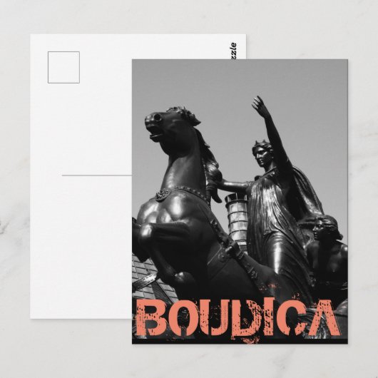 Carte postale Boudica (Devant / Derrière)