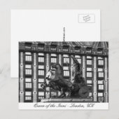 Carte Postale Boudica Statue, Westminster - Londres, Grande-Bret (Devant / Derrière)