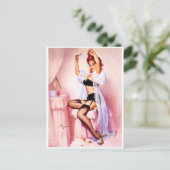 Carte Postale Boudoir Pin Up (Debout devant)