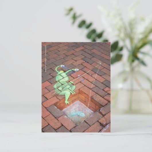 Carte Postale boue de pêche (Debout devant)