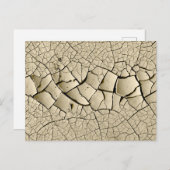 Carte Postale Boue séchée (Devant / Derrière)