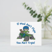 Carte Postale Boue volante (Debout devant)