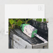 Carte Postale Bouée de piège de homard (Devant / Derrière)