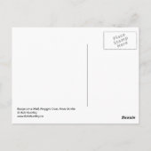 Carte Postale Bouées sur un mur, Peggy’s Cove, Nouvelle-Écosse. (Dos)