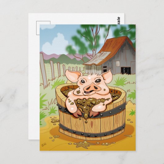 Carte Postale Boueux (Devant / Derrière)