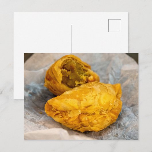 Carte Postale Bouffée de curry (Devant / Derrière)