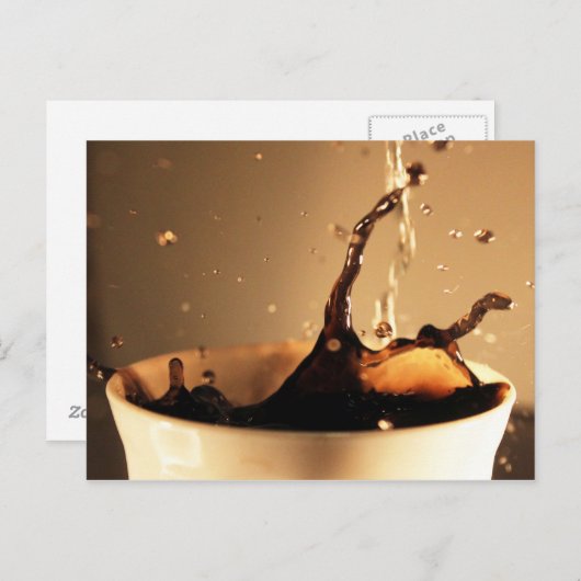 Carte Postale Bouffées de café (Devant / Derrière)