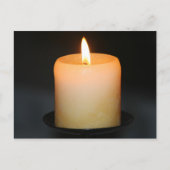 Carte Postale bougie (Devant)