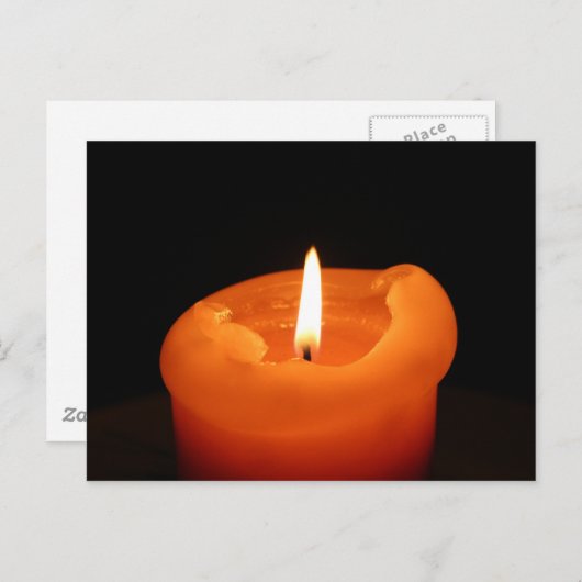 Carte Postale Bougie (Devant / Derrière)