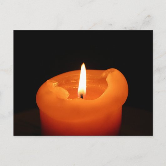 Carte Postale Bougie (Devant)