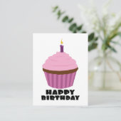 Carte Postale Bougie d'anniversaire (Debout devant)