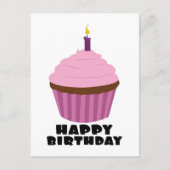 Carte Postale Bougie d'anniversaire (Devant)