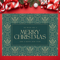 Bougie de Noël Vert foncé