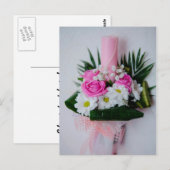 Carte Postale Bougie du baptême (Devant / Derrière)