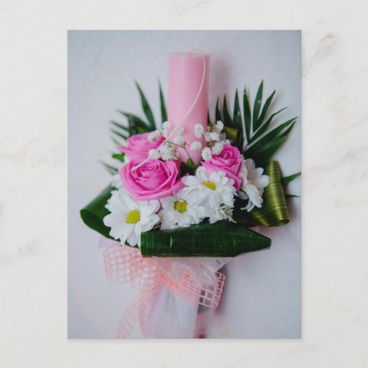 Carte Postale Bougie du baptême (Devant)