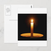 Carte Postale Bougie Lit sur Black.jpg (Devant / Derrière)