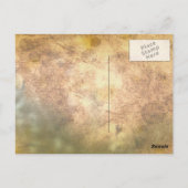 Carte Postale Bougie orange (Dos)