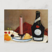 Carte Postale Bougie rose Henri Rousseau Vie morte (Devant)