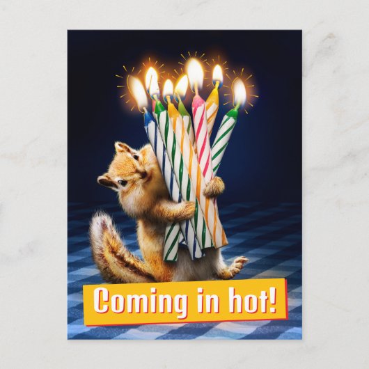 Carte Postale Bougies d'anniversaire de Tamia (Devant)