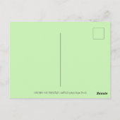 CARTE POSTALE BOUGIES D'ANNIVERSAIRE DRAGON SOUFFLANT DU FEU (Dos)